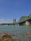 Hohenzollernbrücke vom Kennedy Ufer - Nordrhein-Westfalen (Köln)