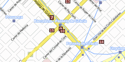 Stadtplan Museu del Perfum