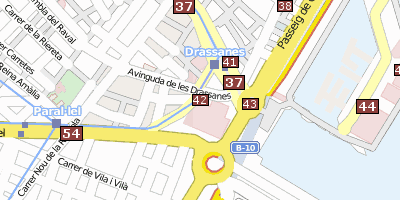 Stadtplan Museu Marítim Drassanes