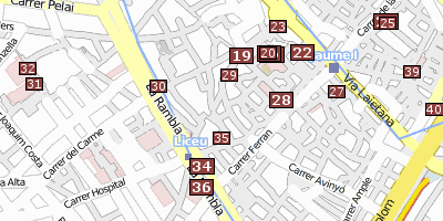 Stadtplan Rambles