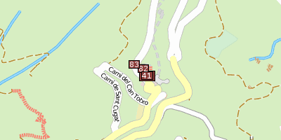 Tibidabo Barcelona Stadtplan