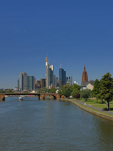 Blick von Obermainbrücke - Hessen (Frankfurt am Main)