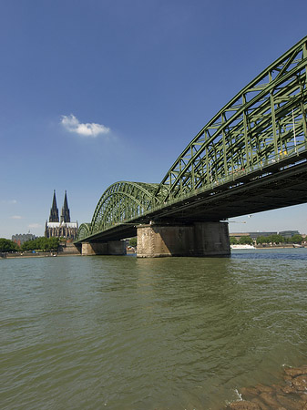 Hohenzollernbrücke am Kölner Dom - Nordrhein-Westfalen (Köln)