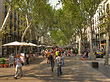 Cafe in der La Rambla Foto 