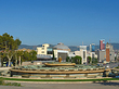 La Reina Maria Christina mit Brunnen