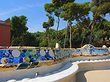 Terrassenplatz im Park Güell