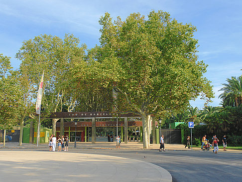Parc Zoològic Ansicht Sehenswürdigkeit  Barcelona 