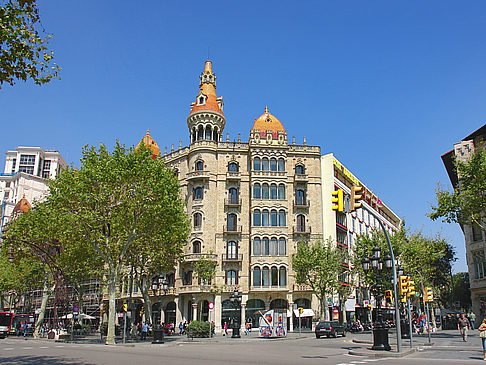 Passeig de Gràcia Ansicht Sehenswürdigkeit  in Barcelona 
