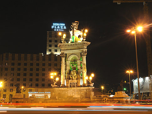 Plaça de Espanya Foto Sehenswürdigkeit  